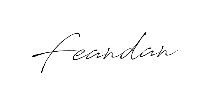 Make a beautiful signature design for name Feandan. Use this online signature maker to create a handwritten signature for free. Feandan signature style 6 images and pictures png
