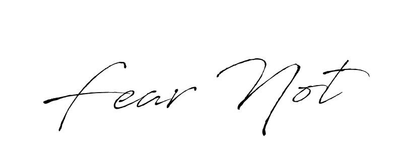 How to make Fear Not signature? Antro_Vectra is a professional autograph style. Create handwritten signature for Fear Not name. Fear Not signature style 6 images and pictures png