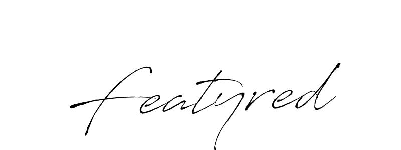 How to Draw Featyred signature style? Antro_Vectra is a latest design signature styles for name Featyred. Featyred signature style 6 images and pictures png