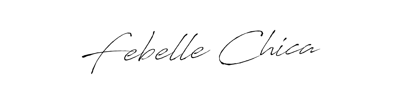 The best way (Antro_Vectra) to make a short signature is to pick only two or three words in your name. The name Febelle Chica include a total of six letters. For converting this name. Febelle Chica signature style 6 images and pictures png