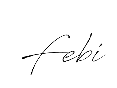 Febi stylish signature style. Best Handwritten Sign (Antro_Vectra) for my name. Handwritten Signature Collection Ideas for my name Febi. Febi signature style 6 images and pictures png