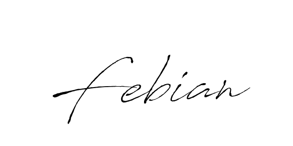 You should practise on your own different ways (Antro_Vectra) to write your name (Febian) in signature. don't let someone else do it for you. Febian signature style 6 images and pictures png