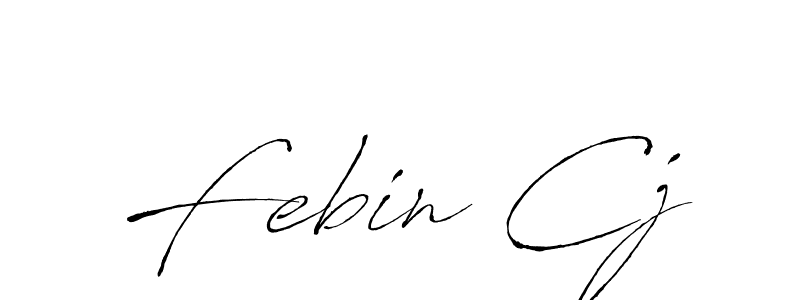 Antro_Vectra is a professional signature style that is perfect for those who want to add a touch of class to their signature. It is also a great choice for those who want to make their signature more unique. Get Febin Cj name to fancy signature for free. Febin Cj signature style 6 images and pictures png