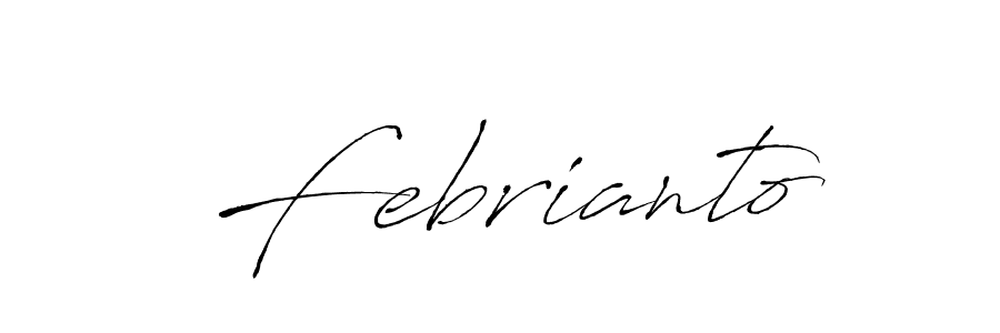 This is the best signature style for the Febrianto name. Also you like these signature font (Antro_Vectra). Mix name signature. Febrianto signature style 6 images and pictures png
