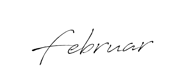 Make a beautiful signature design for name Februar. With this signature (Antro_Vectra) style, you can create a handwritten signature for free. Februar signature style 6 images and pictures png