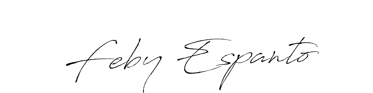 Here are the top 10 professional signature styles for the name Feby Espanto. These are the best autograph styles you can use for your name. Feby Espanto signature style 6 images and pictures png