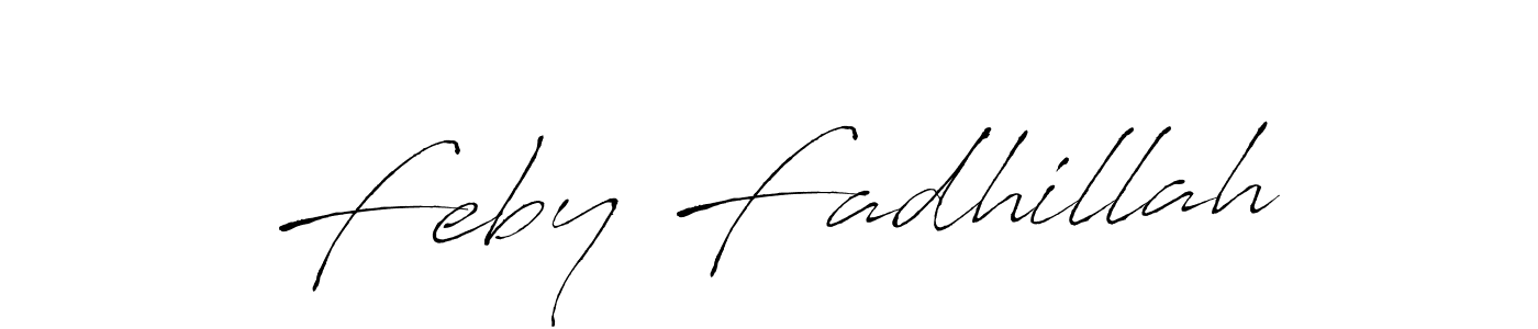 Make a beautiful signature design for name Feby Fadhillah. Use this online signature maker to create a handwritten signature for free. Feby Fadhillah signature style 6 images and pictures png
