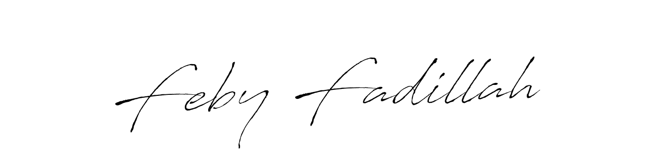 Make a beautiful signature design for name Feby Fadillah. Use this online signature maker to create a handwritten signature for free. Feby Fadillah signature style 6 images and pictures png