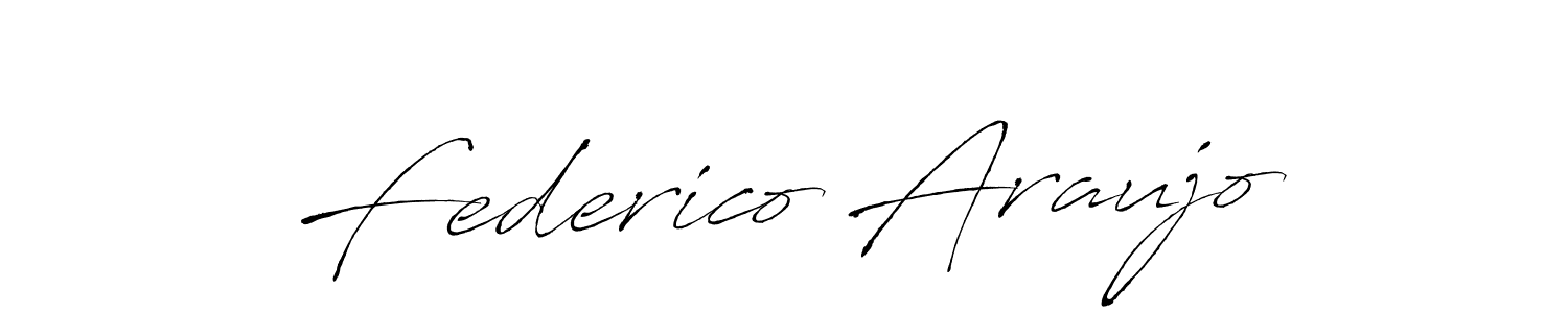 It looks lik you need a new signature style for name Federico Araujo. Design unique handwritten (Antro_Vectra) signature with our free signature maker in just a few clicks. Federico Araujo signature style 6 images and pictures png