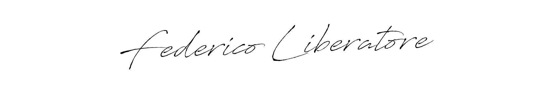 Similarly Antro_Vectra is the best handwritten signature design. Signature creator online .You can use it as an online autograph creator for name Federico Liberatore. Federico Liberatore signature style 6 images and pictures png