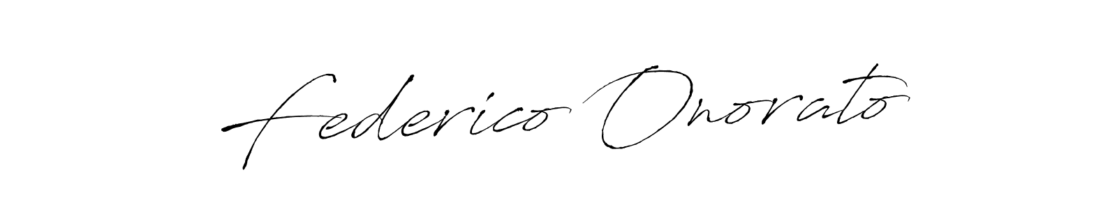 Antro_Vectra is a professional signature style that is perfect for those who want to add a touch of class to their signature. It is also a great choice for those who want to make their signature more unique. Get Federico Onorato name to fancy signature for free. Federico Onorato signature style 6 images and pictures png