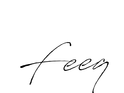 if you are searching for the best signature style for your name Feeq. so please give up your signature search. here we have designed multiple signature styles  using Antro_Vectra. Feeq signature style 6 images and pictures png