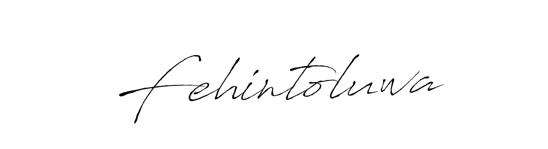 How to make Fehintoluwa name signature. Use Antro_Vectra style for creating short signs online. This is the latest handwritten sign. Fehintoluwa signature style 6 images and pictures png