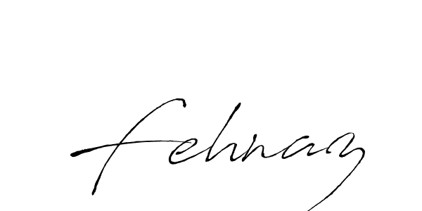 Make a beautiful signature design for name Fehnaz. With this signature (Antro_Vectra) style, you can create a handwritten signature for free. Fehnaz signature style 6 images and pictures png