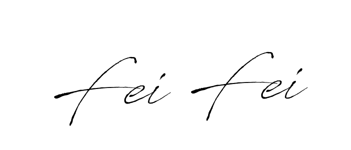 How to make Fei Fei signature? Antro_Vectra is a professional autograph style. Create handwritten signature for Fei Fei name. Fei Fei signature style 6 images and pictures png