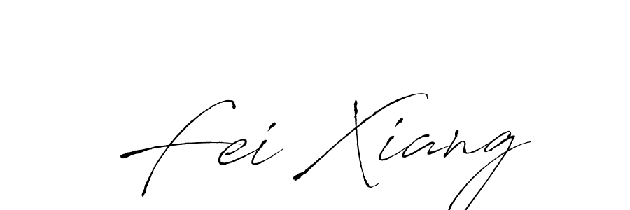 Fei Xiang stylish signature style. Best Handwritten Sign (Antro_Vectra) for my name. Handwritten Signature Collection Ideas for my name Fei Xiang. Fei Xiang signature style 6 images and pictures png