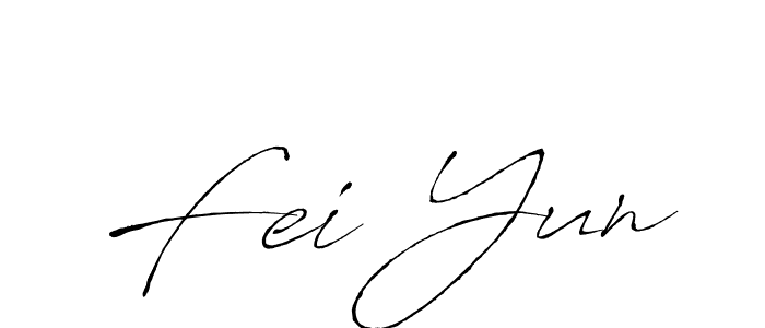 Create a beautiful signature design for name Fei Yun. With this signature (Antro_Vectra) fonts, you can make a handwritten signature for free. Fei Yun signature style 6 images and pictures png