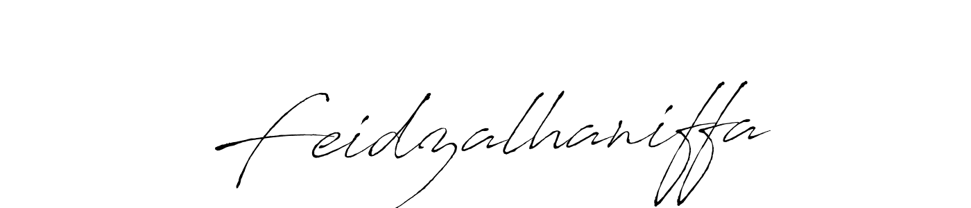 Also we have Feidzalhaniffa name is the best signature style. Create professional handwritten signature collection using Antro_Vectra autograph style. Feidzalhaniffa signature style 6 images and pictures png