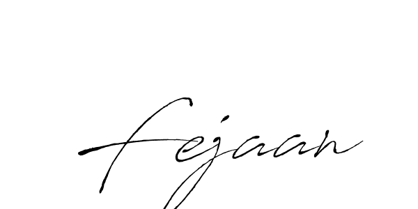 Use a signature maker to create a handwritten signature online. With this signature software, you can design (Antro_Vectra) your own signature for name Fejaan. Fejaan signature style 6 images and pictures png