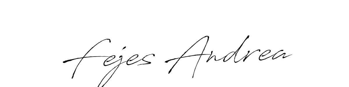 How to make Fejes Andrea signature? Antro_Vectra is a professional autograph style. Create handwritten signature for Fejes Andrea name. Fejes Andrea signature style 6 images and pictures png