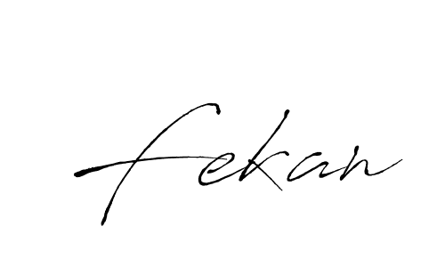 Antro_Vectra is a professional signature style that is perfect for those who want to add a touch of class to their signature. It is also a great choice for those who want to make their signature more unique. Get Fekan name to fancy signature for free. Fekan signature style 6 images and pictures png