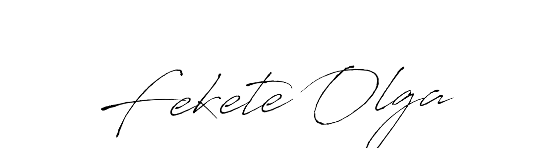 Also You can easily find your signature by using the search form. We will create Fekete Olga name handwritten signature images for you free of cost using Antro_Vectra sign style. Fekete Olga signature style 6 images and pictures png