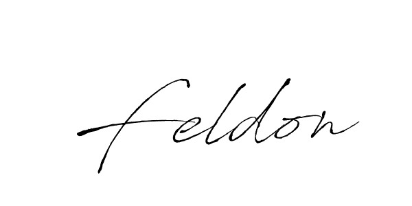 Make a beautiful signature design for name Feldon. With this signature (Antro_Vectra) style, you can create a handwritten signature for free. Feldon signature style 6 images and pictures png