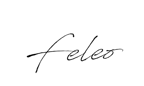 How to make Feleo signature? Antro_Vectra is a professional autograph style. Create handwritten signature for Feleo name. Feleo signature style 6 images and pictures png