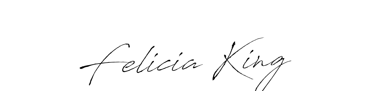 You should practise on your own different ways (Antro_Vectra) to write your name (Felicia King) in signature. don't let someone else do it for you. Felicia King signature style 6 images and pictures png