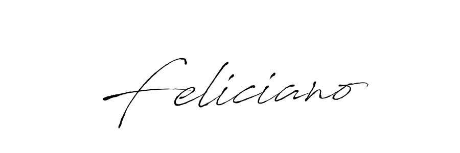 How to make Feliciano signature? Antro_Vectra is a professional autograph style. Create handwritten signature for Feliciano name. Feliciano signature style 6 images and pictures png