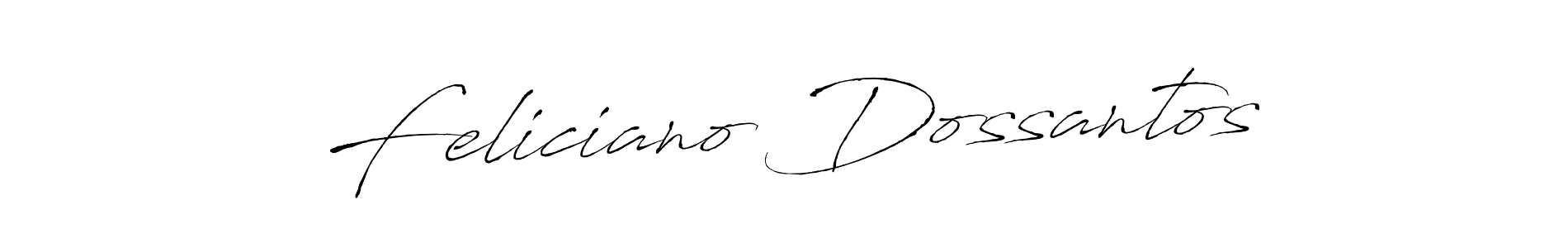 Use a signature maker to create a handwritten signature online. With this signature software, you can design (Antro_Vectra) your own signature for name Feliciano Dossantos. Feliciano Dossantos signature style 6 images and pictures png