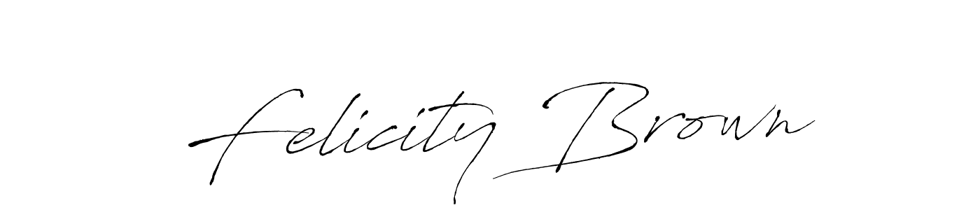 Make a beautiful signature design for name Felicity Brown. With this signature (Antro_Vectra) style, you can create a handwritten signature for free. Felicity Brown signature style 6 images and pictures png