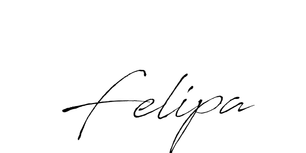 Felipa stylish signature style. Best Handwritten Sign (Antro_Vectra) for my name. Handwritten Signature Collection Ideas for my name Felipa. Felipa signature style 6 images and pictures png