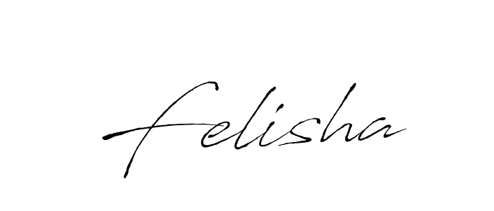 Design your own signature with our free online signature maker. With this signature software, you can create a handwritten (Antro_Vectra) signature for name Felisha. Felisha signature style 6 images and pictures png