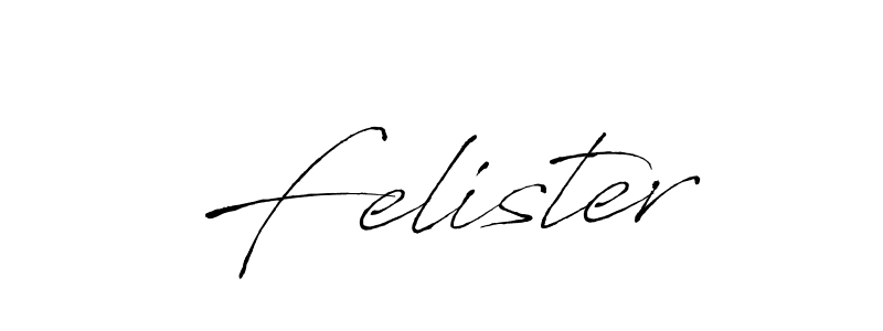 Antro_Vectra is a professional signature style that is perfect for those who want to add a touch of class to their signature. It is also a great choice for those who want to make their signature more unique. Get Felister name to fancy signature for free. Felister signature style 6 images and pictures png