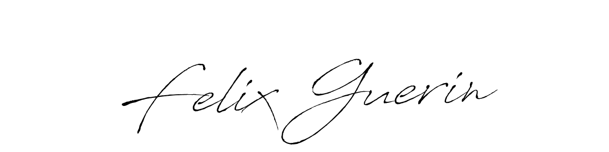 How to make Felix Guerin name signature. Use Antro_Vectra style for creating short signs online. This is the latest handwritten sign. Felix Guerin signature style 6 images and pictures png