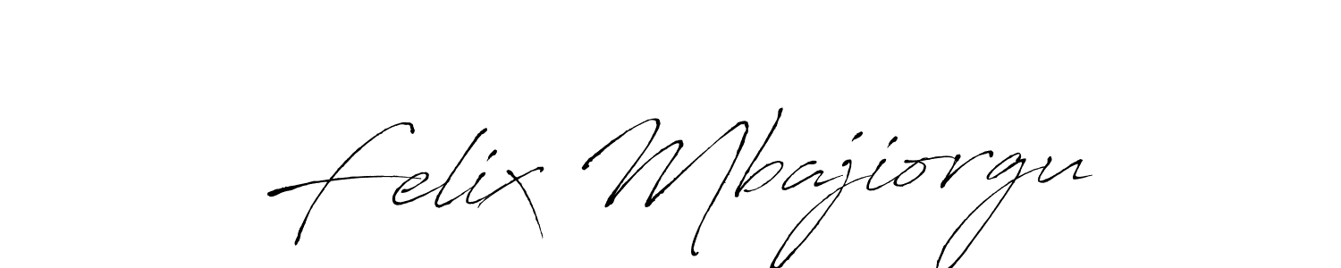 Felix Mbajiorgu stylish signature style. Best Handwritten Sign (Antro_Vectra) for my name. Handwritten Signature Collection Ideas for my name Felix Mbajiorgu. Felix Mbajiorgu signature style 6 images and pictures png