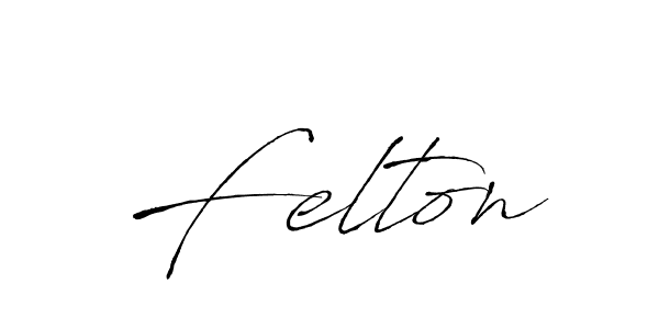 Create a beautiful signature design for name Felton. With this signature (Antro_Vectra) fonts, you can make a handwritten signature for free. Felton signature style 6 images and pictures png