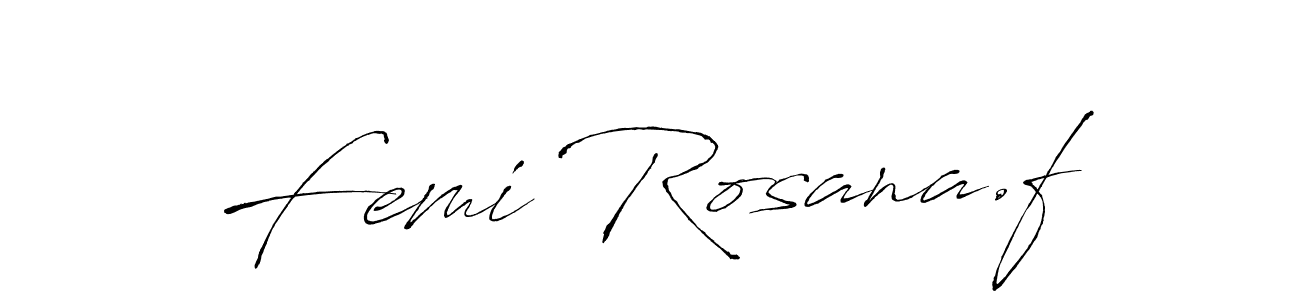 The best way (Antro_Vectra) to make a short signature is to pick only two or three words in your name. The name Femi Rosana.f include a total of six letters. For converting this name. Femi Rosana.f signature style 6 images and pictures png