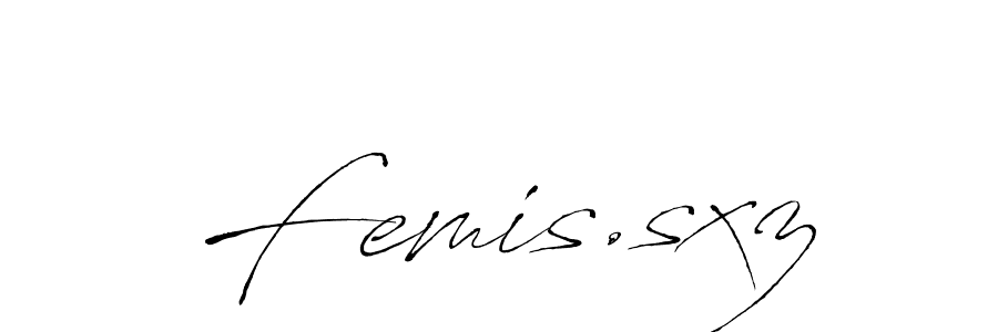 Create a beautiful signature design for name Femis.sxz. With this signature (Antro_Vectra) fonts, you can make a handwritten signature for free. Femis.sxz signature style 6 images and pictures png