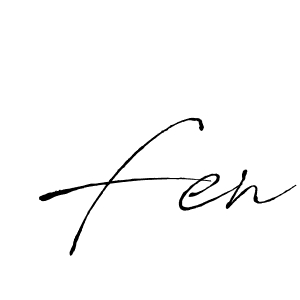 Use a signature maker to create a handwritten signature online. With this signature software, you can design (Antro_Vectra) your own signature for name Fen. Fen signature style 6 images and pictures png