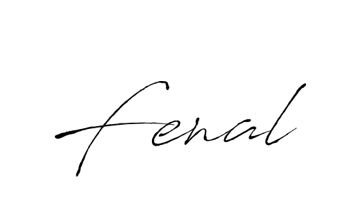 Make a beautiful signature design for name Fenal. With this signature (Antro_Vectra) style, you can create a handwritten signature for free. Fenal signature style 6 images and pictures png