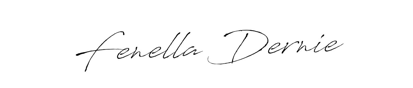 Fenella Dernie stylish signature style. Best Handwritten Sign (Antro_Vectra) for my name. Handwritten Signature Collection Ideas for my name Fenella Dernie. Fenella Dernie signature style 6 images and pictures png