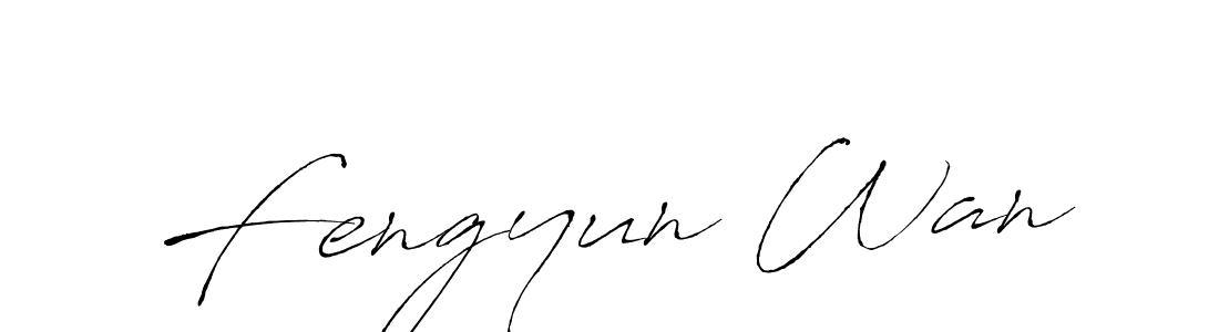 Make a beautiful signature design for name Fengyun Wan. Use this online signature maker to create a handwritten signature for free. Fengyun Wan signature style 6 images and pictures png