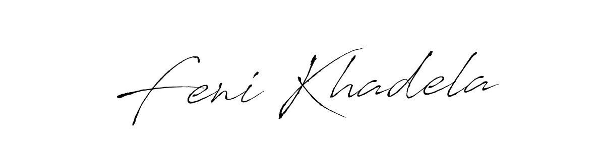 Antro_Vectra is a professional signature style that is perfect for those who want to add a touch of class to their signature. It is also a great choice for those who want to make their signature more unique. Get Feni Khadela name to fancy signature for free. Feni Khadela signature style 6 images and pictures png
