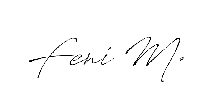 It looks lik you need a new signature style for name Feni M.. Design unique handwritten (Antro_Vectra) signature with our free signature maker in just a few clicks. Feni M. signature style 6 images and pictures png