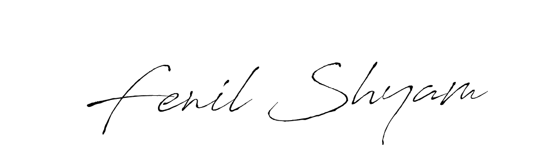 You should practise on your own different ways (Antro_Vectra) to write your name (Fenil Shyam) in signature. don't let someone else do it for you. Fenil Shyam signature style 6 images and pictures png