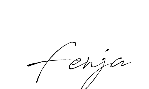 Design your own signature with our free online signature maker. With this signature software, you can create a handwritten (Antro_Vectra) signature for name Fenja. Fenja signature style 6 images and pictures png