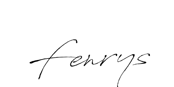 Make a beautiful signature design for name Fenrys. Use this online signature maker to create a handwritten signature for free. Fenrys signature style 6 images and pictures png