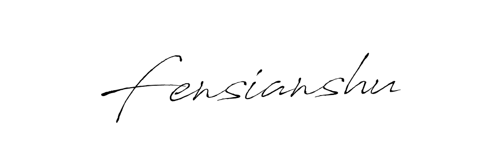 Make a beautiful signature design for name Fensianshu. Use this online signature maker to create a handwritten signature for free. Fensianshu signature style 6 images and pictures png